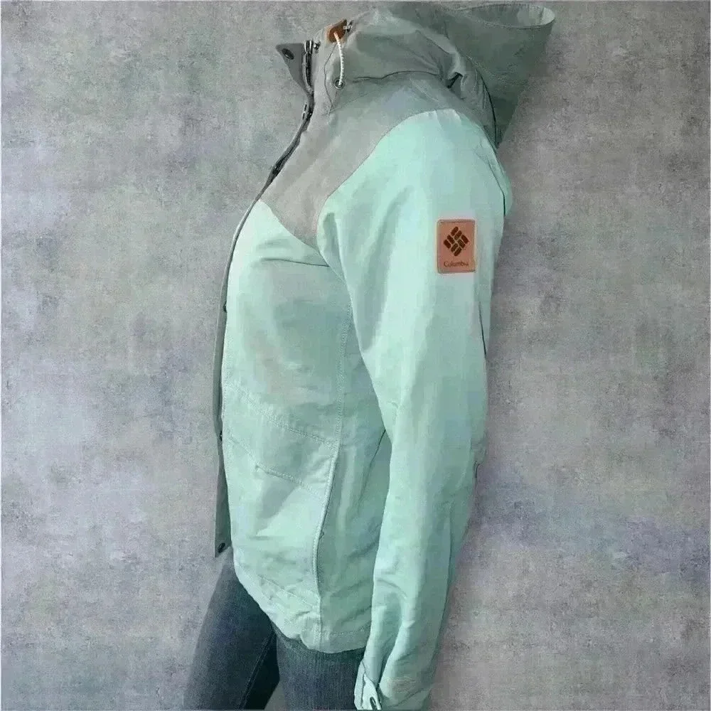 Columbia Omni-Tech Cypress Crossing Hooded Women's Rain Jacket Size XS - Picture 11 of 11